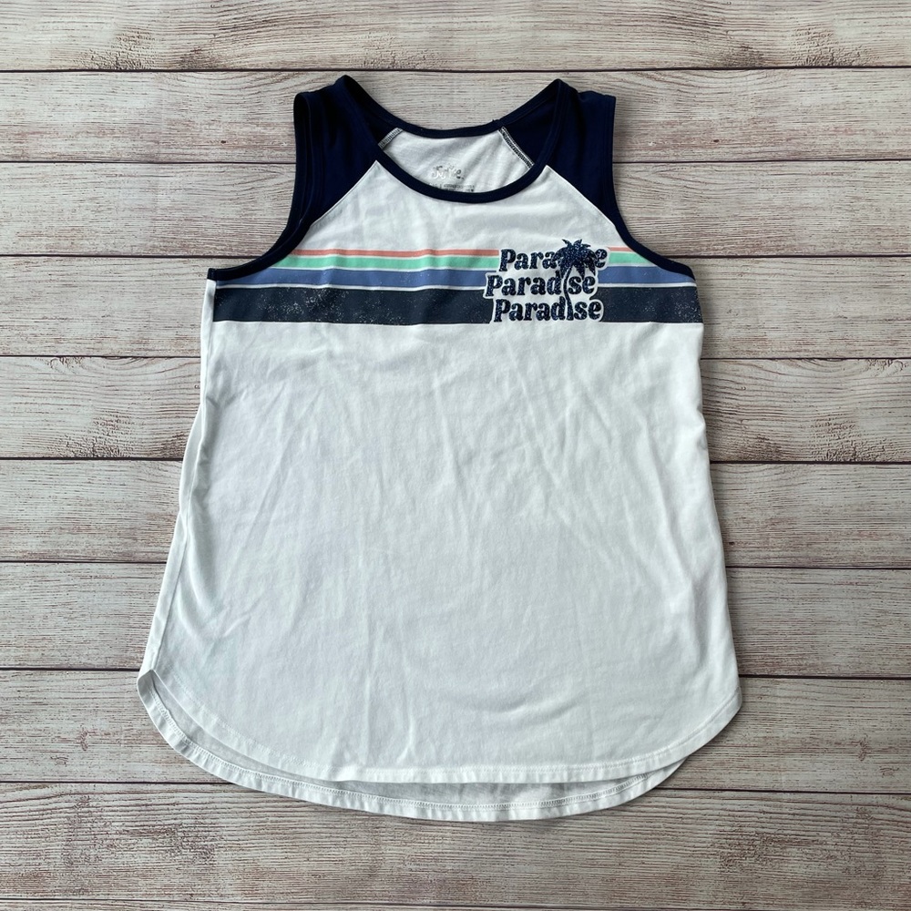 Justice Glitter Paradise Tank